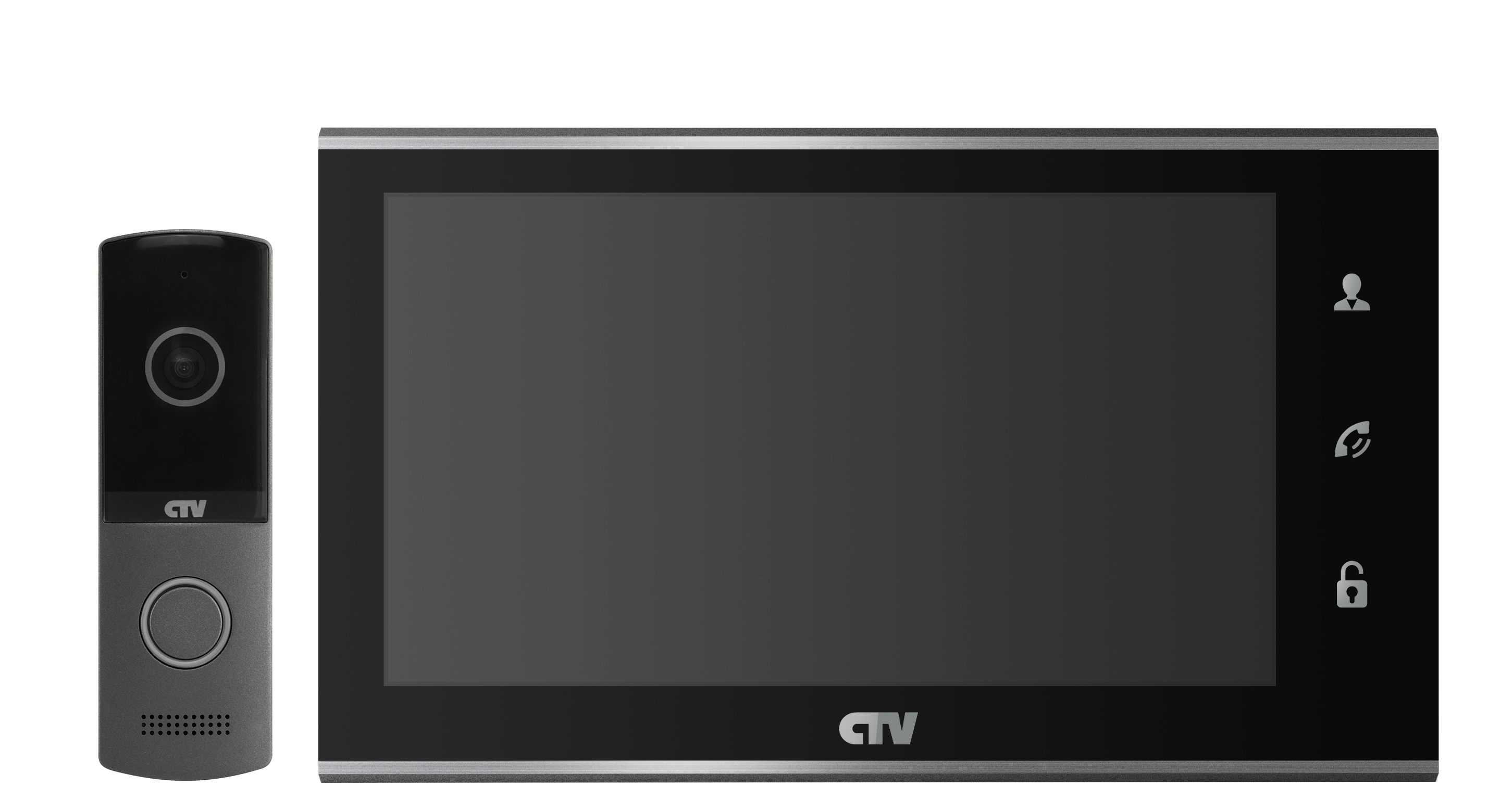Комплект видеодомофона с вызывной панелью. CTV CTV-m4102fhd b (чёрный). Видеодомофон CTV-m2702md b. CTV-m4705ahd цветной монитор. CTV-m4705ahd (черный).