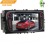 Штатная магнитола LeTrun 1413 для Ford Focus 2, Mondeo Android 6.0.1 MTK
