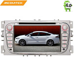 Штатная магнитола для Ford Focus II 2008-2011, C-Max, S-Max, Galaxy, Mondeo LeTrun 1412 Android 6.0.1 7 дюймов (4G LTE 2GB)