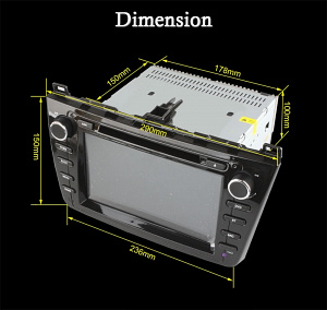 Штатная магнитола CARMEDIA OL-8502 DVD MAZDA 6 2007-2012