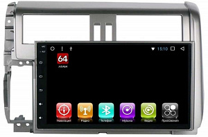 Штатная магнитола Toyota Land Cruiser Prado 150 2013-2017 LeTrun 2053 на Android 7.1.1 Allwinner T3