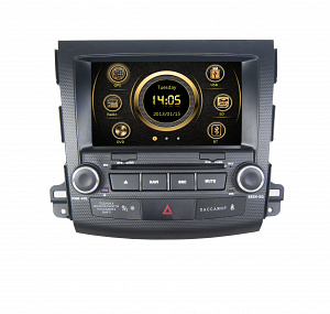 Штатная магнитола CARMEDIA QR-8007 DVD Peugeot 4007 2007-2012