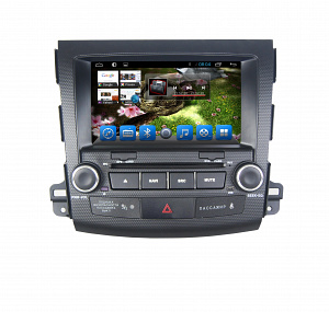 Штатная магнитола CARMEDIA QR-8007 DVD Peugeot 4007 2007-2012