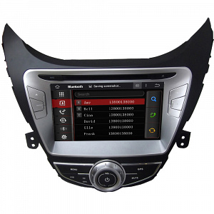 Штатная магнитола CARMEDIA KDO-8028 DVD Hyundai Elantra 2011-2012/AVANTE 2011/I35 2011