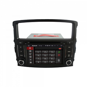 Штатная магнитола CARMEDIA KD-7054 DVD Mitsubishi Pajero IV 2006-2015 (V97/V93) поддержка штатного усилителя Рокфорд
