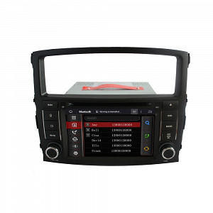 Штатная магнитола CARMEDIA KD-7054 DVD Mitsubishi Pajero IV 2006-2015 (V97/V93) поддержка штатного усилителя Рокфорд