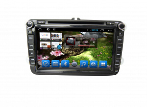 Штатная магнитола CARMEDIA QR-8051-T8 DVD Volkswagen, Skoda, Seat (по списку)