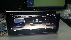 Штатная магнитола CARMEDIA UB-6621 DVD Mercedes Benz C класс W205 2014+, GLC 2015+ (X253, C253 Coupe)