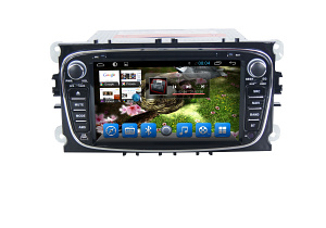 Штатная магнитола CARMEDIA QR-7005 DVD Ford Focus II, Mondeo, S-MAX, Galaxy, Tourneo/Transit Connect черный