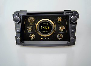 Штатная магнитола CARMEDIA QR-7069 DVD Hyundai I40 2011+