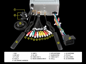 Штатная магнитола CARMEDIA OL-7993-g DVD Opel Astra H, Vectra С, Corsa D, Antara, Vivaro, Meriva, Zafira (темно-серый)