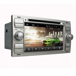 Штатная магнитола CARMEDIA KDO-7016-b DVD Ford Focus 2 2005-2007, Transit 2006-2015, C-Max 2003-2010, Fusion 2005-2012 (230х120мм)