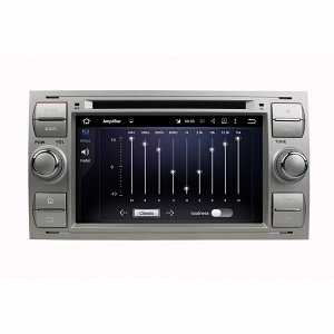 Штатная магнитола CARMEDIA KDO-7016-b DVD Ford Focus 2 2005-2007, Transit 2006-2015, C-Max 2003-2010, Fusion 2005-2012 (230х120мм)