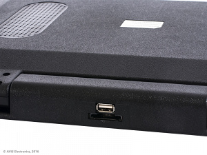 Потолочный автомобильный монитор 15,6 со встроенным медиаплеером AVIS Electronics AVS115 (черный)