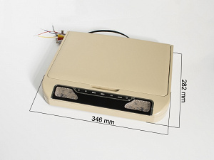 Автомобильный потолочный монитор 13,3 со встроенным DVD плеером AVIS Electronics AVS440T (бежевый)