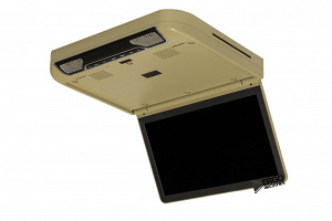 Автомобильный потолочный монитор 13.3 со встроенным Full HD медиаплеером ERGO ER13S-DVD (бежевый)