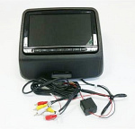 Навесной монитор на подголовник с диагональю 9 и встроенным DVD плеером TRINITY X-9G (Черный)