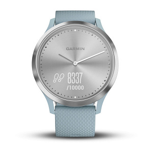 Смарт-часы Garmin vivomove HR, Sport, Silver with Seafoam Silicone