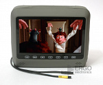 Подголовник со встроенным DVD плеером и LCD монитором 9 ERGO ER9HD (Серый)"