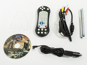 Подголовник с сенсорным монитором 9 и встроенным DVD плеером AVIS Electronics AVS0945T (черный)"