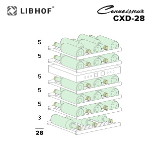 Libhof Connoisseur CXD-28 White