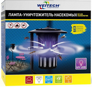 Антимоскитная лампа от насекомых "Weitech WK0125"